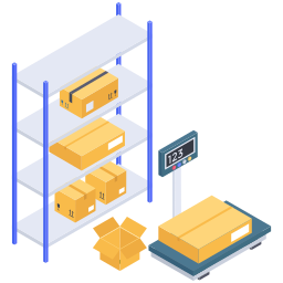 Parcel weight icon