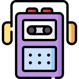 reproductor de cassette icono