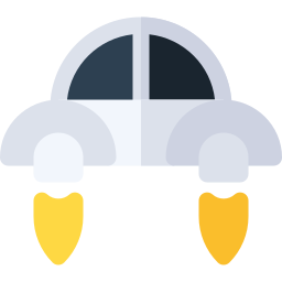 Flying car icon