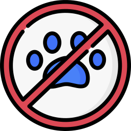 geen huisdieren icoon