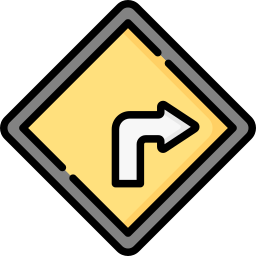 Turn right icon