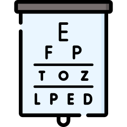 test oculaire Icône