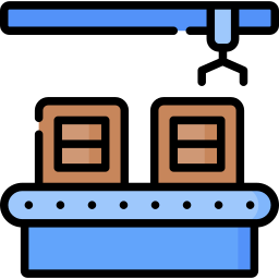 Assembly line icon