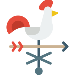 Weather vane icon