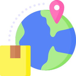 wereldwijde distributie icoon