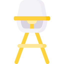 silla alta icono