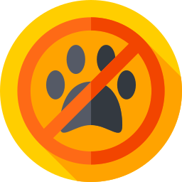 애완 동물 반입 불가 icon