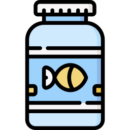 Fish food icon