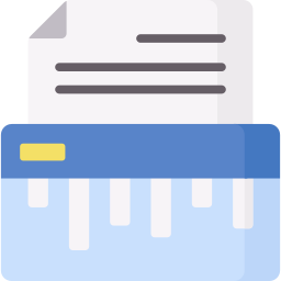 Paper shredder icon