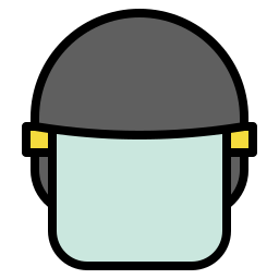 capacete de polícia Ícone