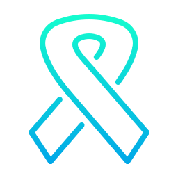 Cancer ribbon icon