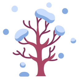 albero d'inverno icona