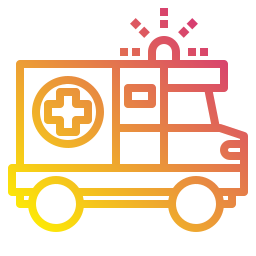 Emergency truck icon