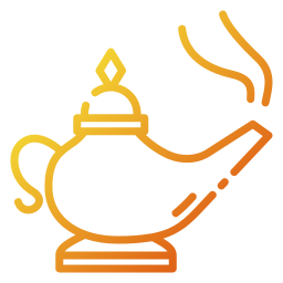 Magic lamp icon