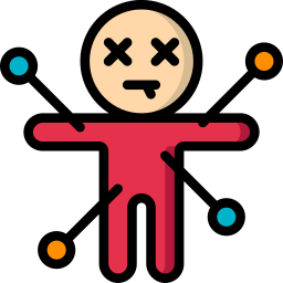 Voodoo doll icon