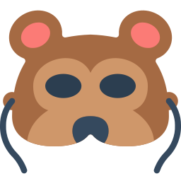 beren masker icoon