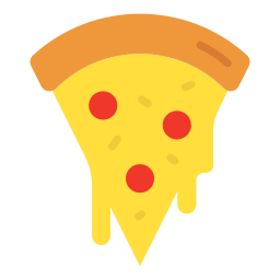 porción de pizza icono