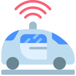 autonome auto icoon