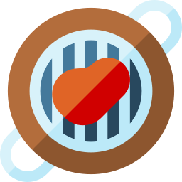 Grilled meat icon