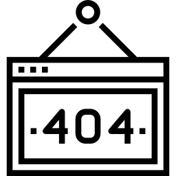 errore 404 icona