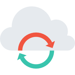 Computing cloud icon