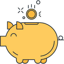 Piggy bank icon