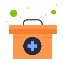 caja médica icono
