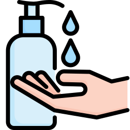 líquido de limpieza icono