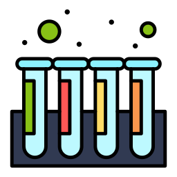 Test tubes icon