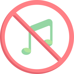 geen muziek icoon
