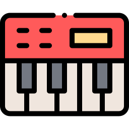 Piano keyboard icon