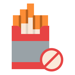 no fumar cigarrillos icono