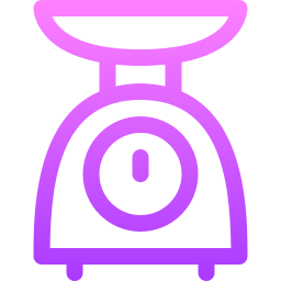 Weight scale icon