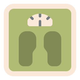 Weighing scale icon