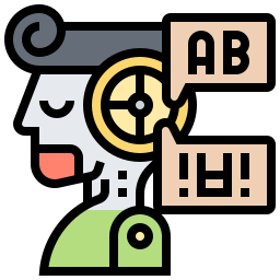 Natural language processing icon