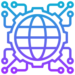 글로벌 연결 icon