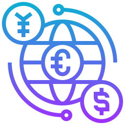 transaction d'argent Icône