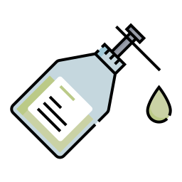 Hand sanitizer icon