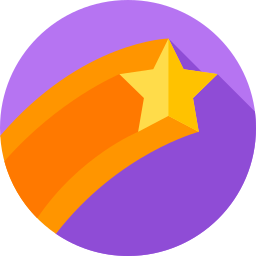 Shooting star icon