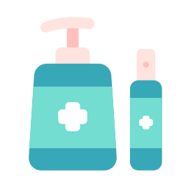 productos de higiene icono