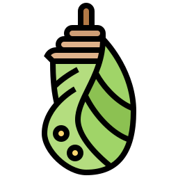 Silk cocoon icon