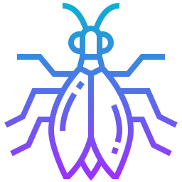 Winged insect icon