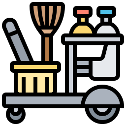 Cleaning tools icon