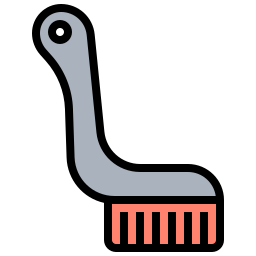 Toilet brush icon