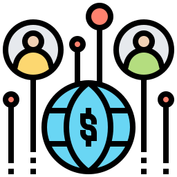 Business partnership icon