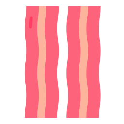 lanières de bacon Icône