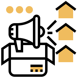 distribución icono