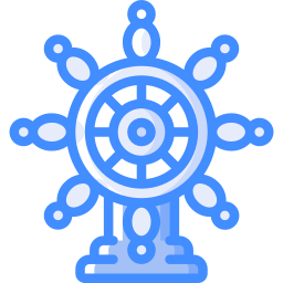 Ship wheel icon