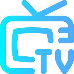 regarder la télévision Icône