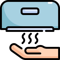 Hand dryer icon